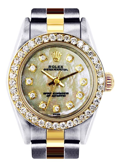 rolex two tone oyster watch womens|Rolex Oyster perpetual price list.